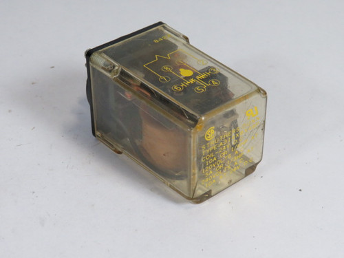 Struthers Dunn A314XBX48P-24 Relay 24VDC 10A 8 Pin USED