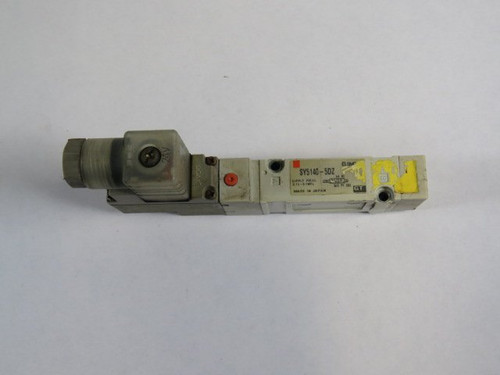 SMC SY5140-5DZ Solenoid Valve w/ Connector 0.15~0.7MPa USED