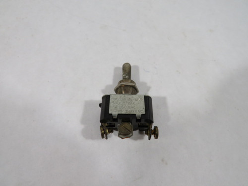 Carling 2FC54-73 Toggle Switch ON-OFF-ON 3/4HP 240VAC USED