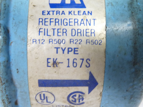 Alco EK-167S Extra Klean Liquid Line Filter Drier 7/8 USED