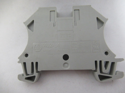 Allen-Bradley 1492-J4 Terminal Block Grey Lot of 20 USED