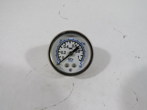 SMC GA36-P10-01-X30 0-150psi 0-1Mpa Pressure Gauge USED