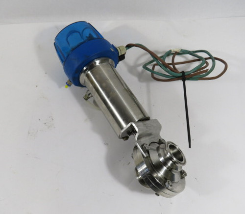 Inoxpa V9460-8004001 Single Acting Pneumatic Actuator w/Butterfly Valve USED
