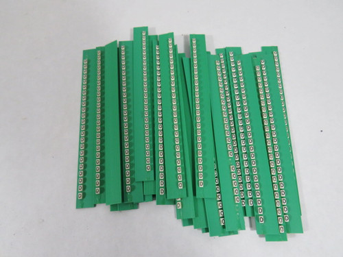 Grafoplast 117MDDBW Trasp Wire Marker "D" Approx 20/Strip Lot of 29  NOP