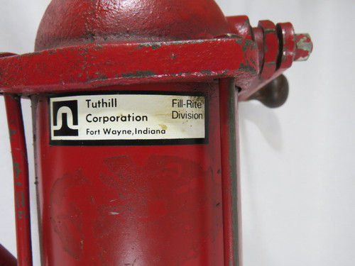 Tuthill P2-601-L Barrel Hand Pump w/Pipe 39"Total Length 19"Pipe Length USED