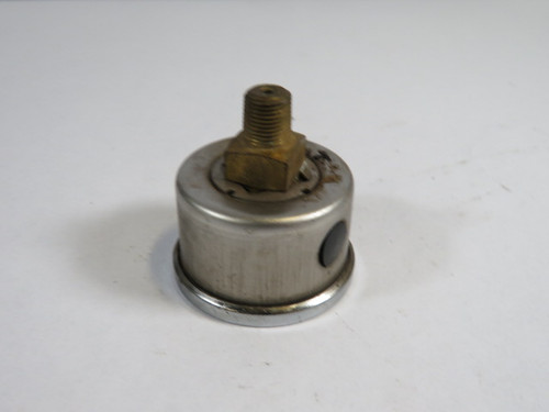 ENFM 0-2000psi 0-140kPa 40mm Diameter Back Mount Pressure Gauge USED