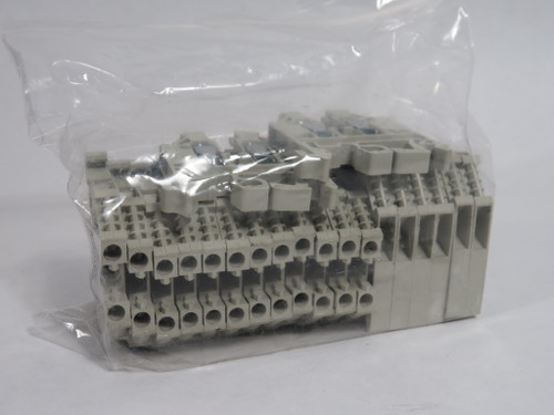 Wieland WK4/U 600V 40A 20-10AWG Terminal Block Lot of 20 USED