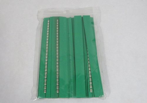 Grafoplast 117MGGBW Trasp Wire Marker "G" Approx 20/Strip Lot of 23  NOP