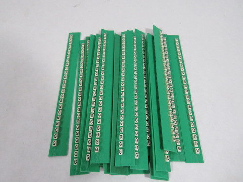 Grafoplast 117MGGBW Trasp Wire Marker "G" Approx 20/Strip Lot of 23  NOP