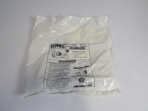 Conec 17-10000 Black Receptacle Assembly 1.2A 100VDC ! NWB !