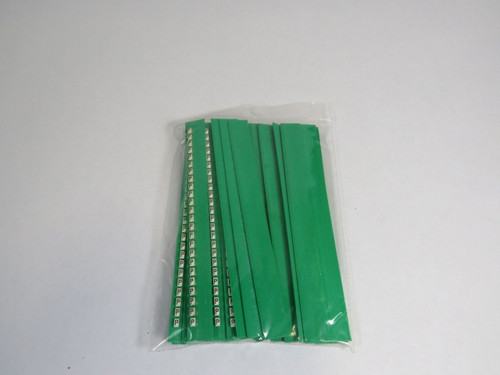 Grafoplast 117MPPBW Trasp Wire Marker "P" Approx 20/Strip Lot of 22  NOP