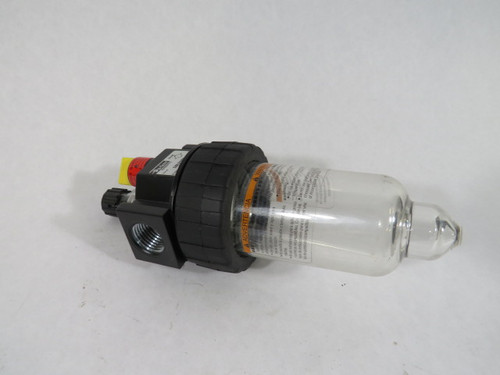 Parker 16L31BE Pneumatic Lubricator 1/2" NPT 150PSI Max USED