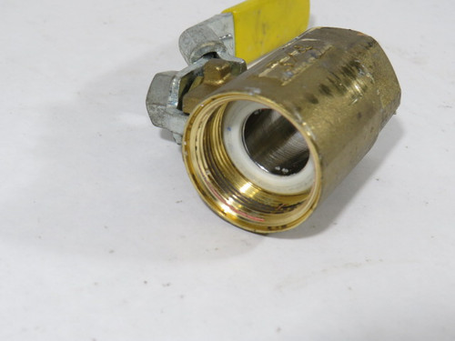 Parker VP500P-12 Ball Valve 3/4" NPT 600WOG Missing Adapter USED