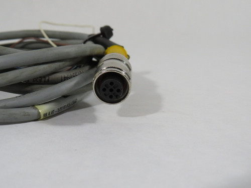 Turck RK 4.4T-5 4-Core 22AWG Single Ended Cordset 4 Pin Female 82" USED