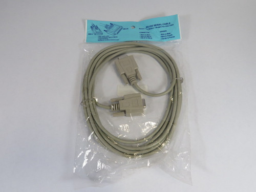Generic RS-232 To DB9M/F Serial Cable 12ft ! NWB !