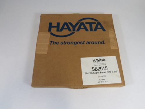 Hayata SB2015 Super Band .030" x 5/8" 100ft ! NEW !