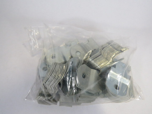 Generic 3/8R 3/8" Galvanized Steel Strut Clamp Set w/o Screw Lot of 38 ! NOP !