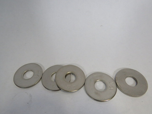 McMaster Carr 9021-A4-12 Large OD Flat Washer 4.3mmID 12mmOD 1mmT 5-Pack ! NEW !