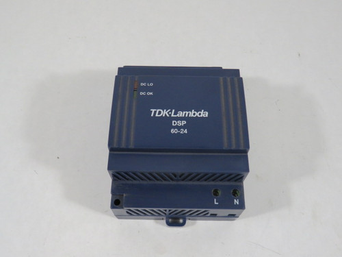 TDK-Lambda DSP-60-24 AC-DC Converter 100-240VAC 24VDC 1500mA 60W  USED