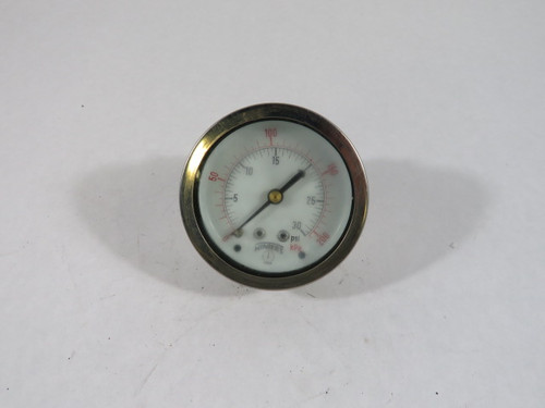 Winters 902-Dry-GL 2 1/2" 0-30psi/kPa Pressure Gauge USED