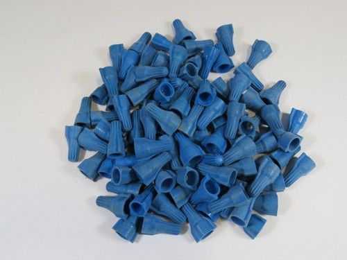 Ideal 30-207R Blue Can-Twist Wire Connector Lot of 154 USED