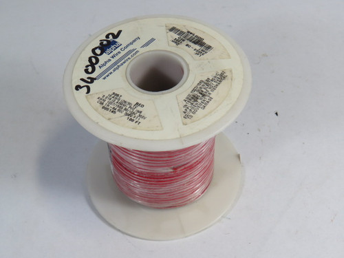 Alpha Wire 3057 Red Hook-Up Wire 16AWG 0.44mm PVC INS 300V 100FT ! NEW !