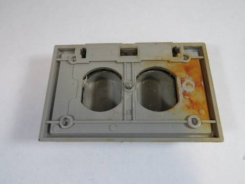 Leviton 002-04976-GY Outdoor Wallplate USED