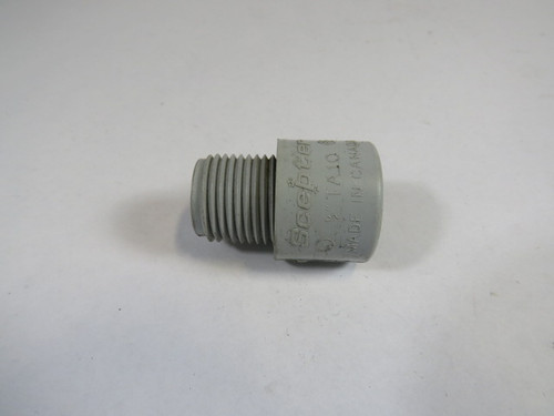 Scepter TA10 1/2" PVC Terminal Adapter USED