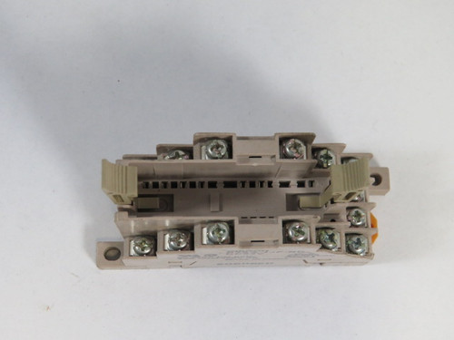 Omron P7SA-14F-ND-DC24V Relay Socket 6A 24VDC Missing Clear Cover USED