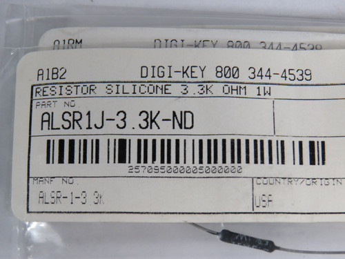 Vishay Dale ALSR013K300JE12 Resistor Wirewound 3.3KOhm 1W 5% Lot of 21 ! NOP !