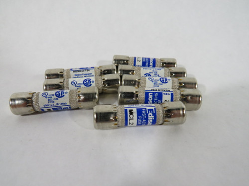 Edison MCL.2 Midget Fast Acting Fuse 0.2A 600V Lot of 8 ! NEW !