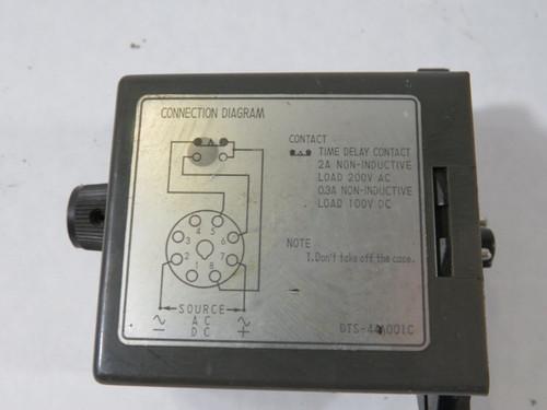 Omron DTS-44A001C Solid State Timer USED