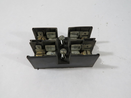 Connectron M632-77 600V 30A 2 Pole Fuse Holder USED