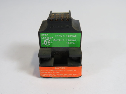 Banner 2PBA Power Block 120VAC 100VA 2808A USED