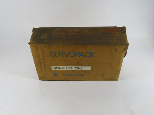 Yaskawa CACR-SR20BE12G-E Servo Controller USED