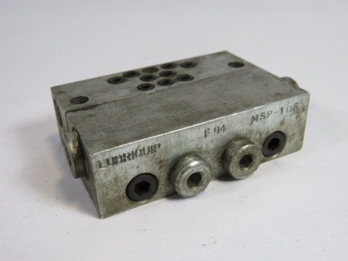 Lubriquip MSP-10S Modular Divider Valve USED