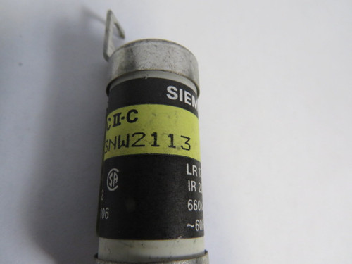 Siemens 3NW2113 Bolt on Fuse 10A 600V USED