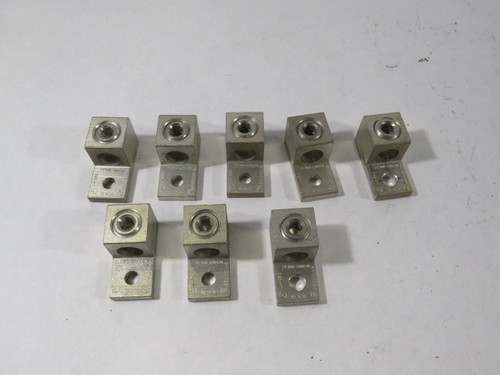 Penn Union LA-250 6 STR Stud Sz 5/16 Aluminum Solderless Lug Lot of 8 ! NEW !