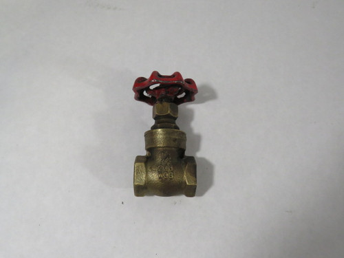 Generic 200 WOG 1/2" IN NPT Gate Valve USED