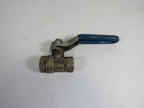 Neo 525-1/4 Ball Valve 1/4” 150SS 450WOG USED