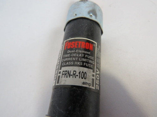 Fusetron FRN-R-100 Time Delay Fuse 100A 250V Lot of 10 USED