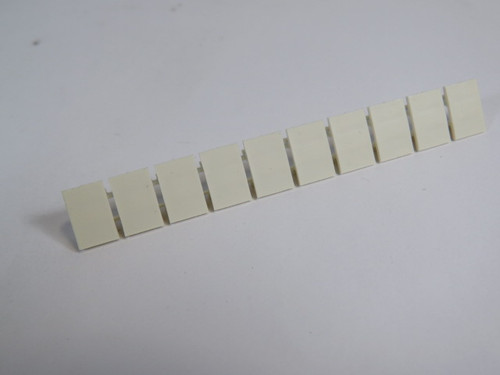 Phoenix Contact 1052002 ZB8-UNBEDRUCKT White Marker Strip Lot of 20  NOP