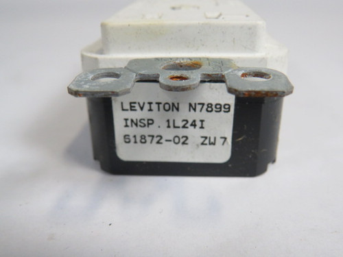 Leviton N7899 GFCI Receptacle 20A 125V 60HZ USED