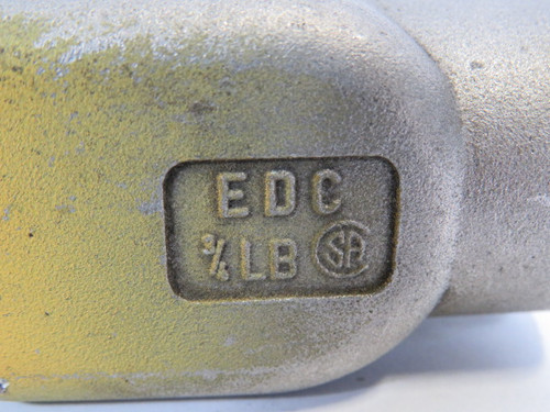EDC 3/4"LB Conduit Body w/Cover 3/4" USED