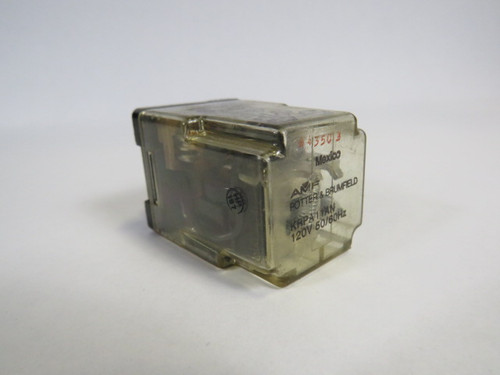 AMF Potter & Brumfield KRPA11AN-120 Plug-In Relay 120VAC 50/60Hz 8 PIN USED
