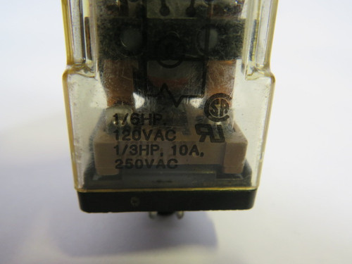 AMF Potter & Brumfield KRPA11AN-120 Plug-In Relay 120VAC 50/60Hz 8 PIN USED