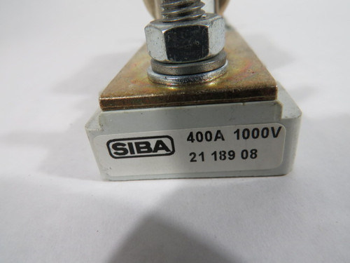 Siba 5019206 Ceramic Fuse w/Mount 63A 600V USED