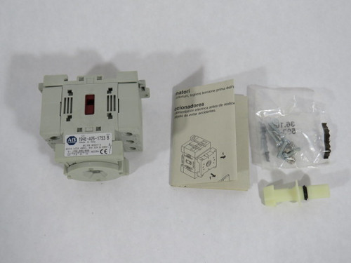 Allen-Bradley 194E-A25-1753 Load Switch Base Mount 24A SER B ! NEW !