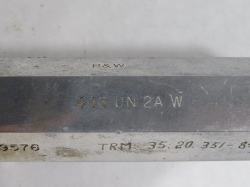 P&W Canada 4”-16UN-2A 4" OD Setting Plug USED