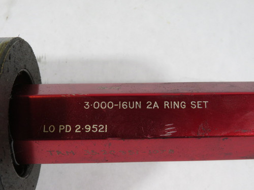 Hilco 3.000-16UN-3A 3" OD Setting Plug RING SET USED